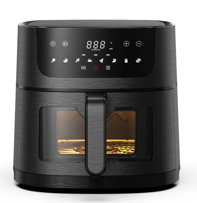 1800W Touch Panel Smart 8L Air Fryer | 80–200°C Digital Electric Air Fryer