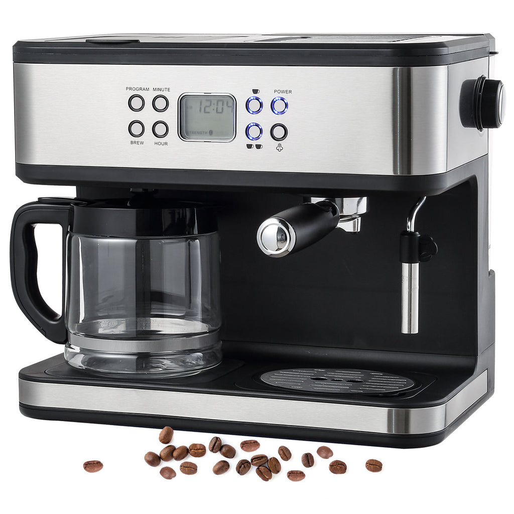 Anbo 2-in-1 Espresso & Drip Coffee Maker – 20-Bar Professional Coffee Machine