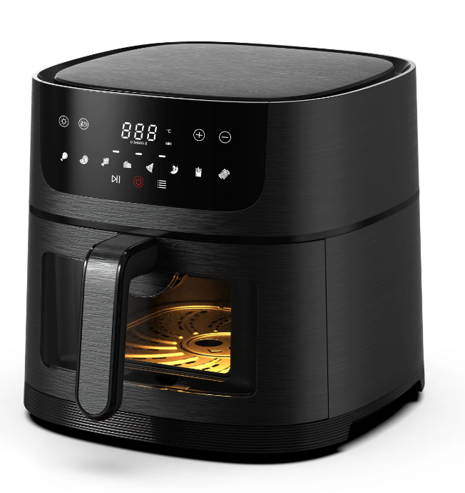 1800W Touch Panel Smart 8L Air Fryer | 80–200°C Digital Electric Air Fryer