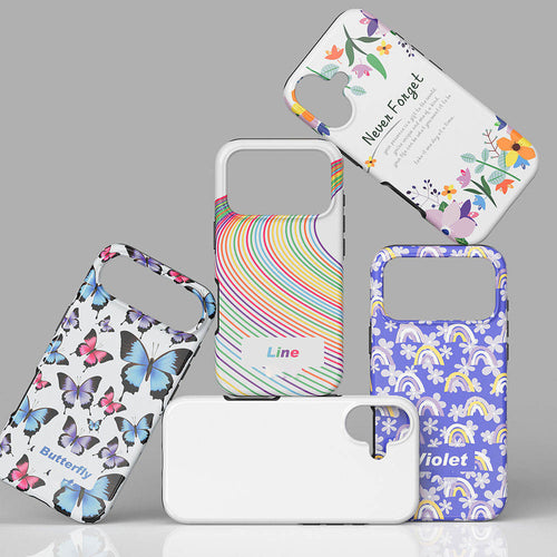 Customizable 3D Sublimation 2-in-1 Shockproof Case for iPhone 17 Series (Premium DIY Print Case)